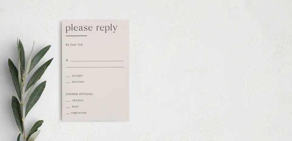 Step RSVP Postcards