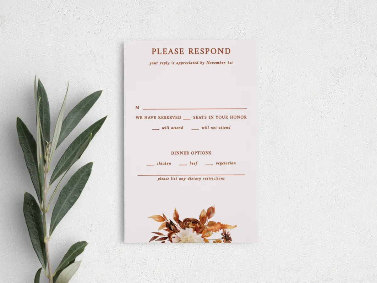 Step RSVP Postcards