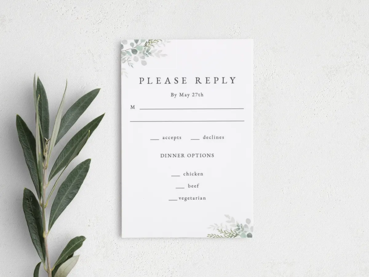 Step RSVP Postcards