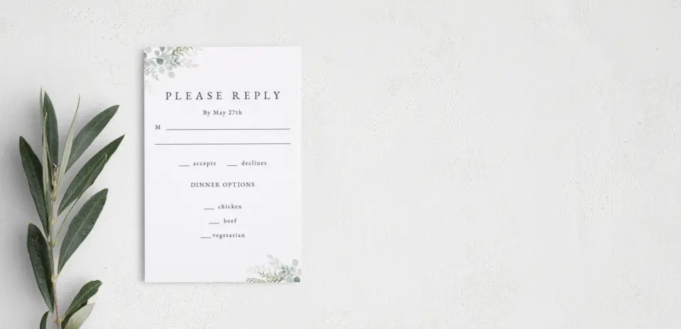Step RSVP Postcards