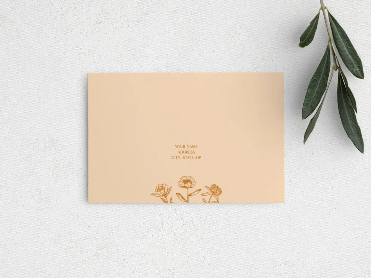 Step RSVP Postcards Back View