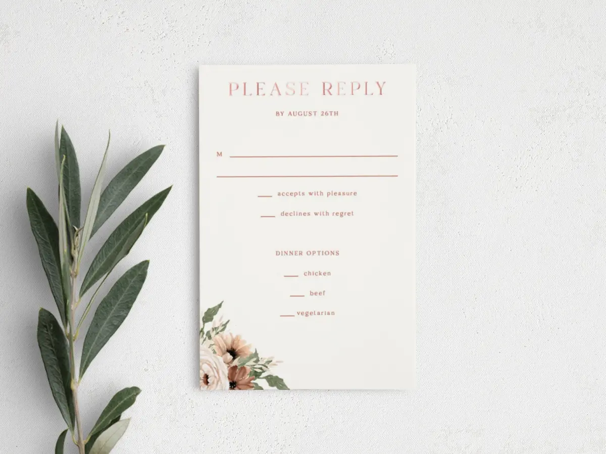 Step RSVP Postcards