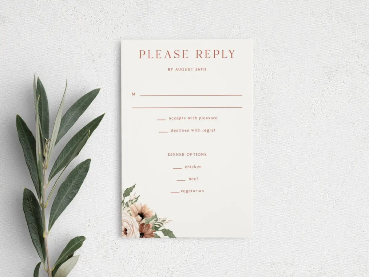 Step RSVP Postcards