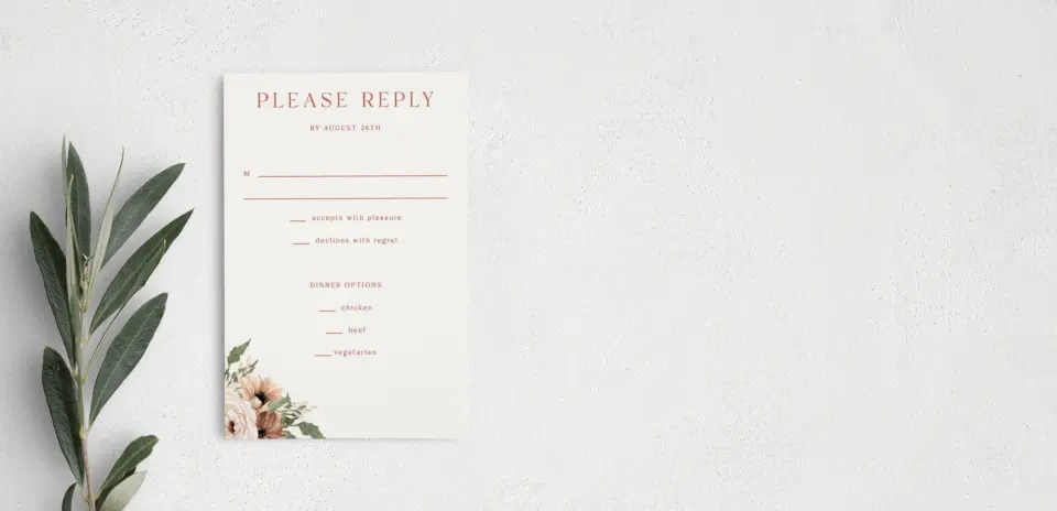Step RSVP Postcards