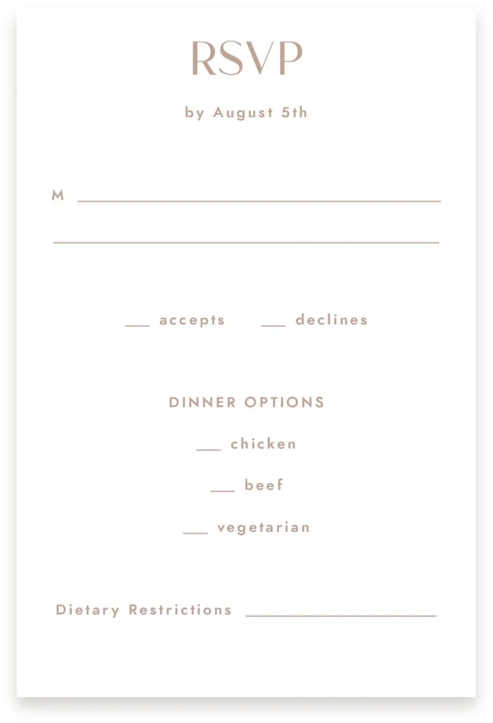 This is a  4" x 6" RSVP Postcards (Pocket Invitation) called Neat Names printed in full color with Silver foil on Luxe Satin (coated) paper