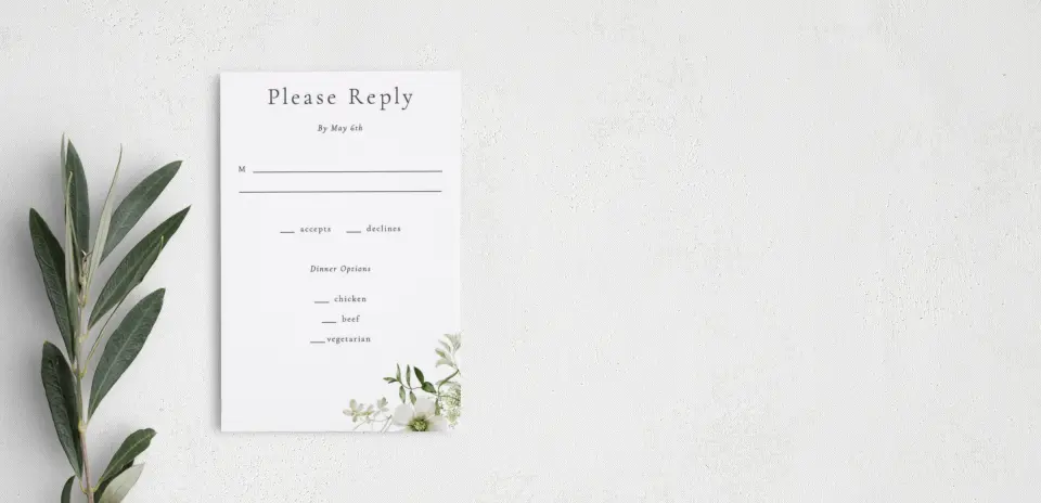 Step RSVP Postcards