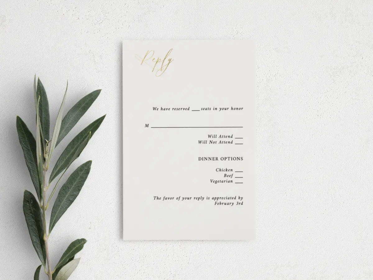 Step RSVP Postcards
