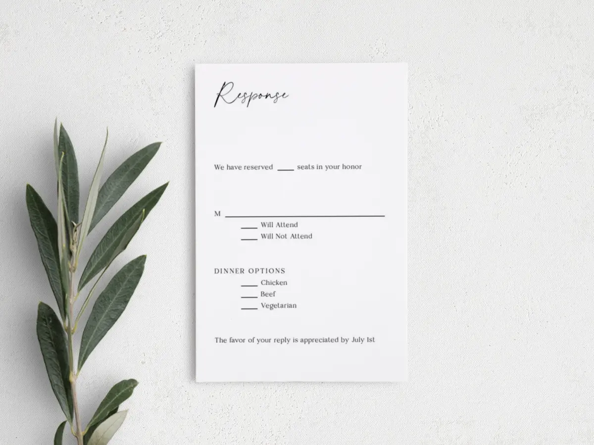 Step RSVP Postcards