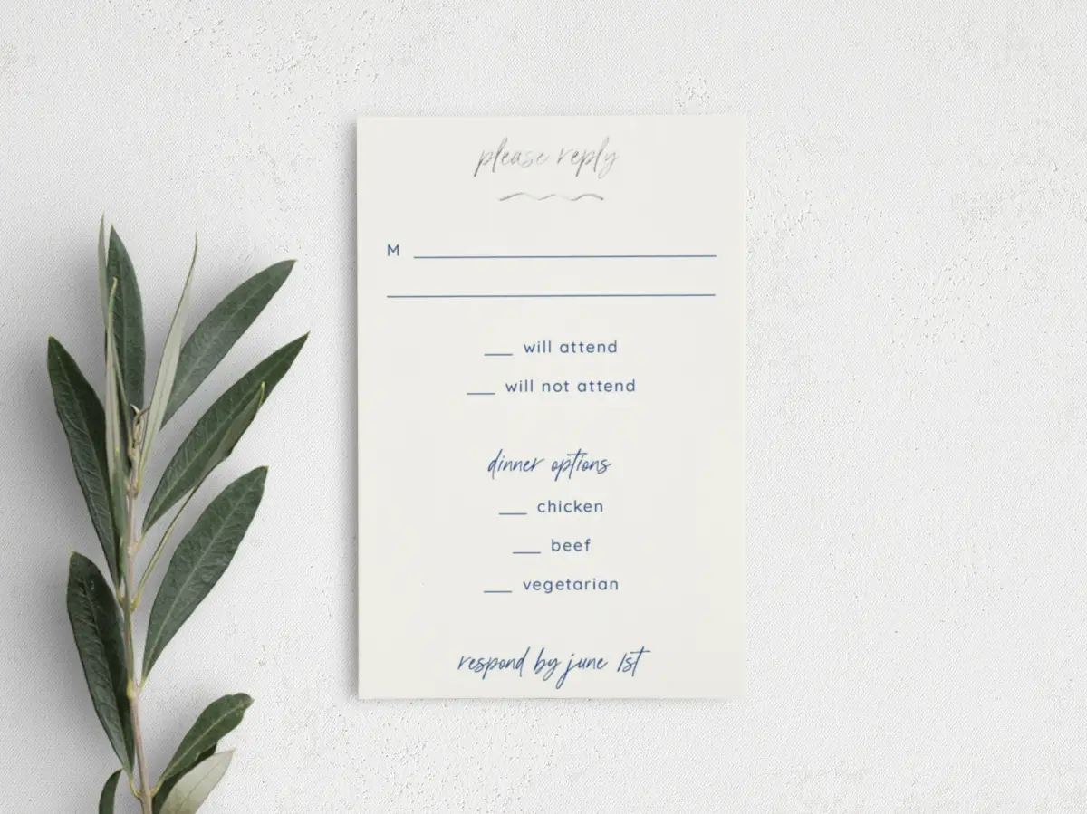 Step RSVP Postcards