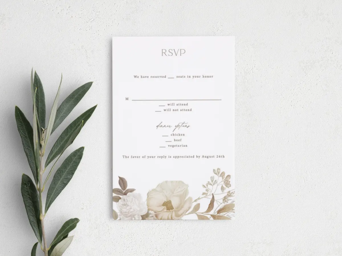 Step RSVP Postcards