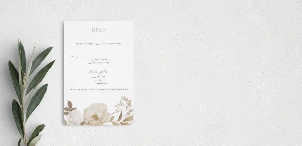 Step RSVP Postcards