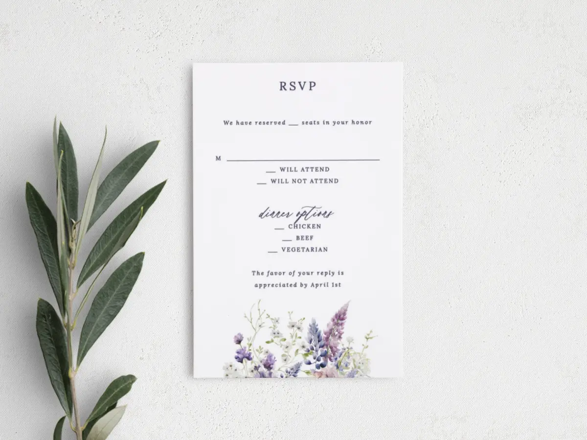 Step RSVP Postcards
