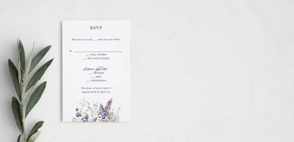 Step RSVP Postcards