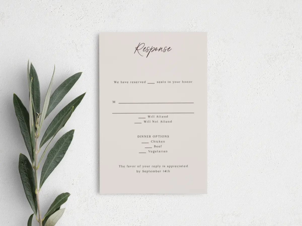 Step RSVP Postcards