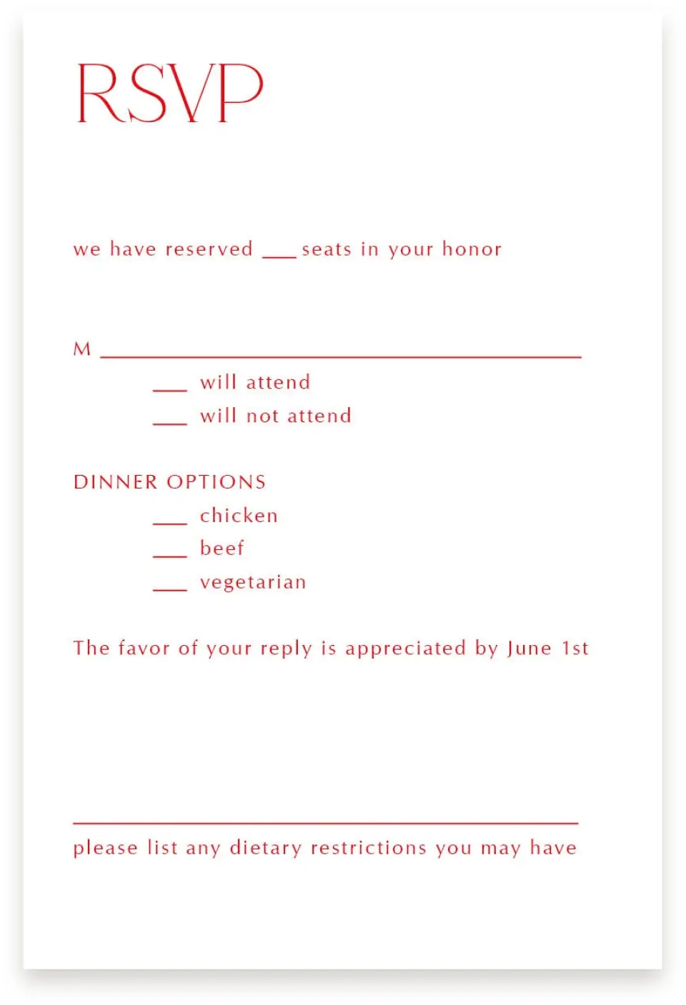 This is a  4" x 6" RSVP Postcards (Pocket Invitation) called Initial Unity printed in full color with Silver foil on Luxe Satin (coated) paper