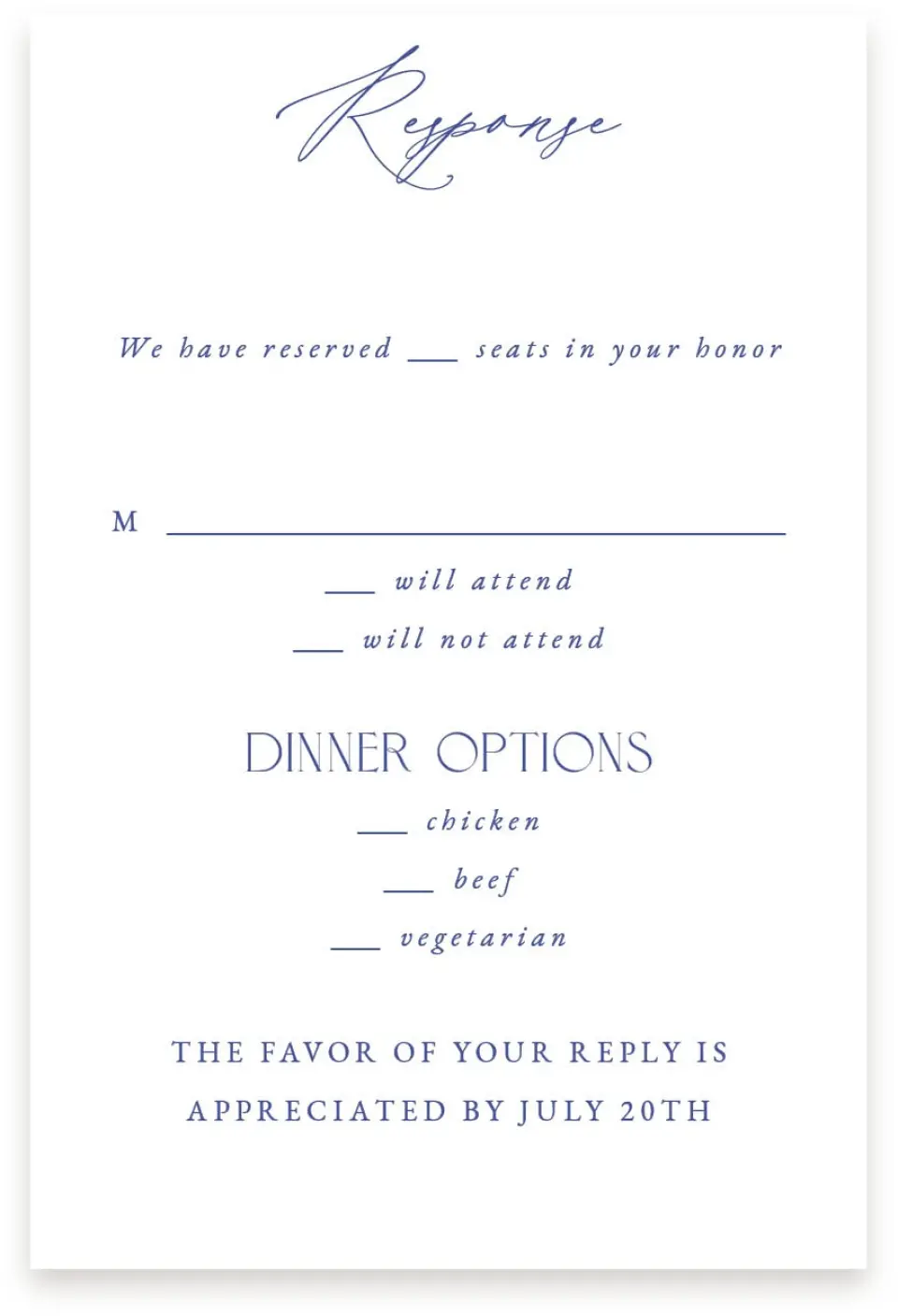 This is a  4" x 6" RSVP Postcards (Pocket Invitation) called Modern Chinoiserie printed in full color with Silver foil on Luxe Satin (coated) paper