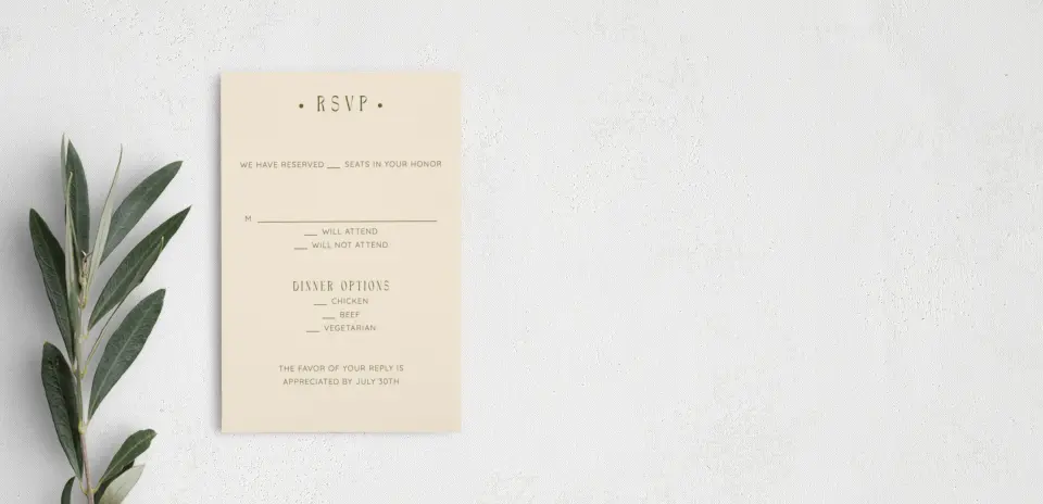 Step RSVP Postcards