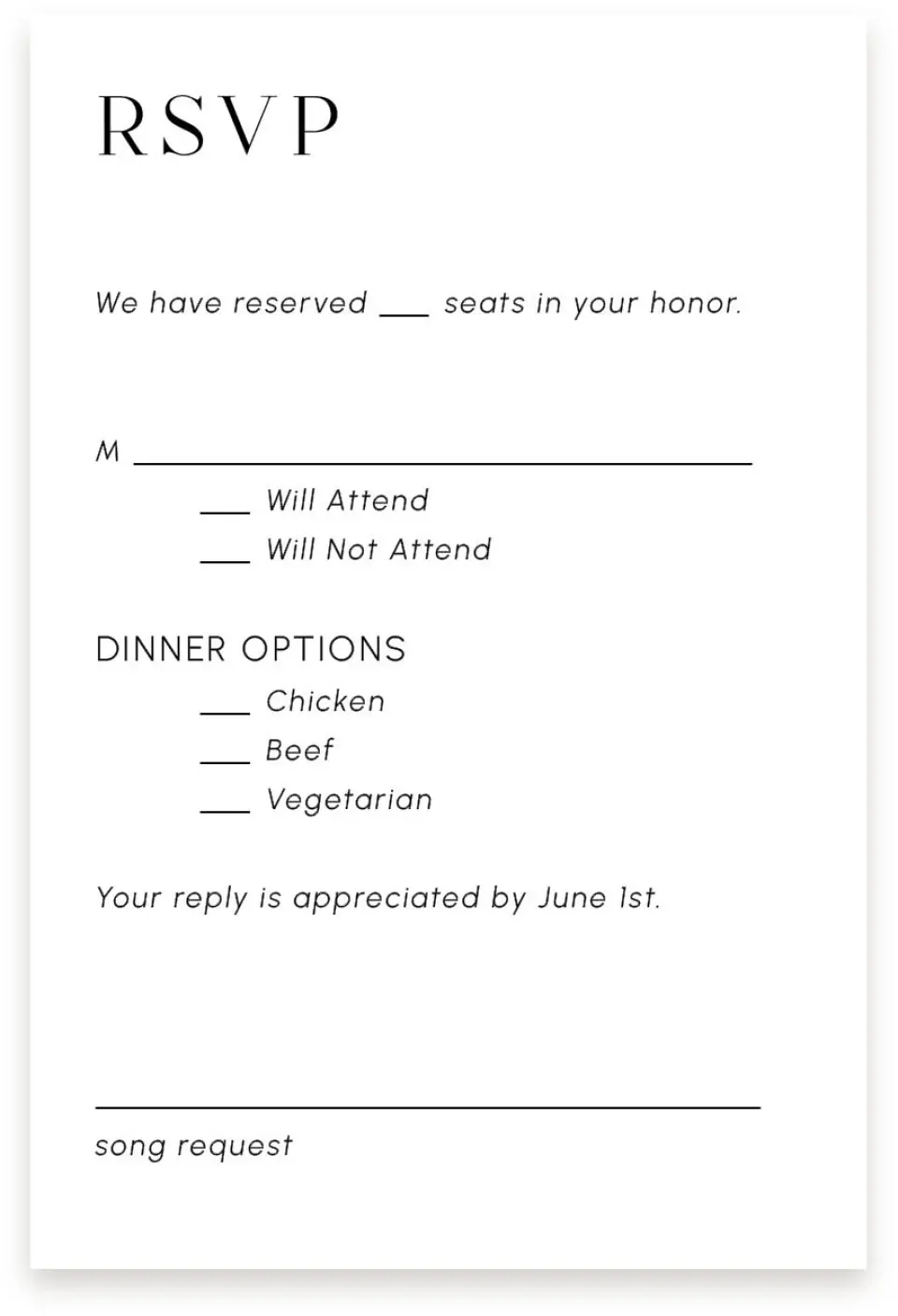 This is a  4" x 6" RSVP Postcards (Pocket Invitation) called Picturesque printed in full color with Silver foil on Luxe Satin (coated) paper