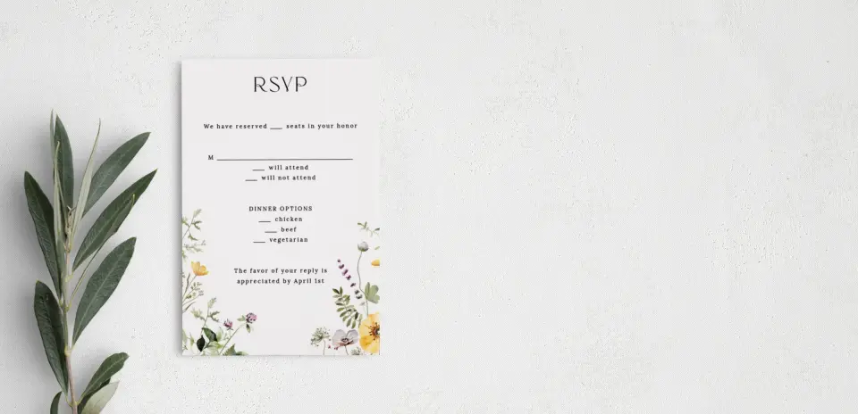 Step RSVP Postcards
