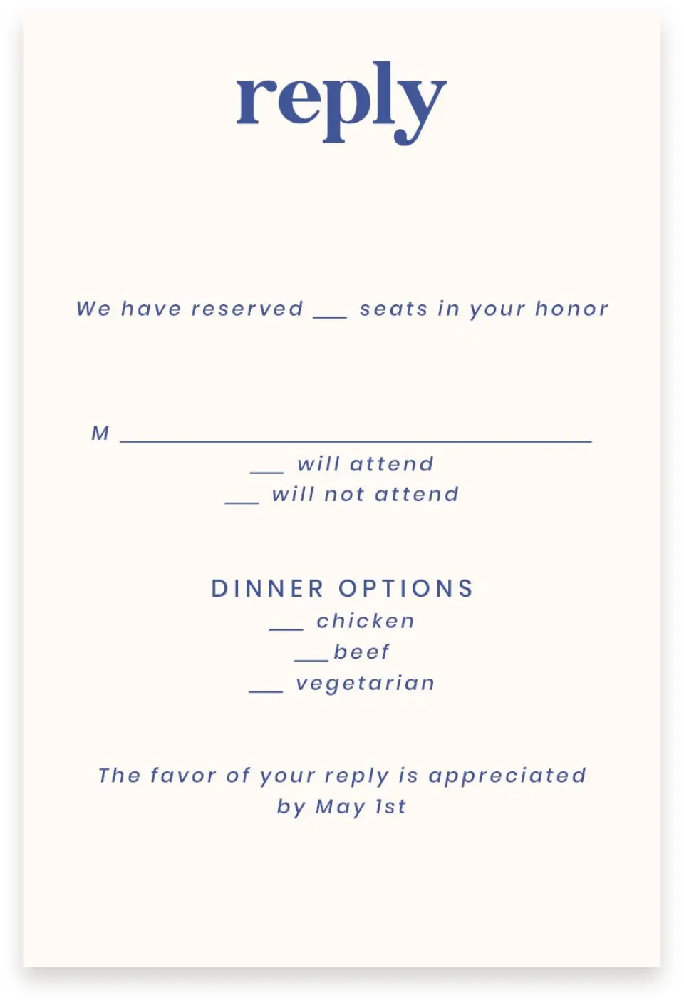 This is a  4" x 6" RSVP Postcards (Pocket Invitation) called The Kassidy printed in full color with Silver foil on Luxe Satin (coated) paper