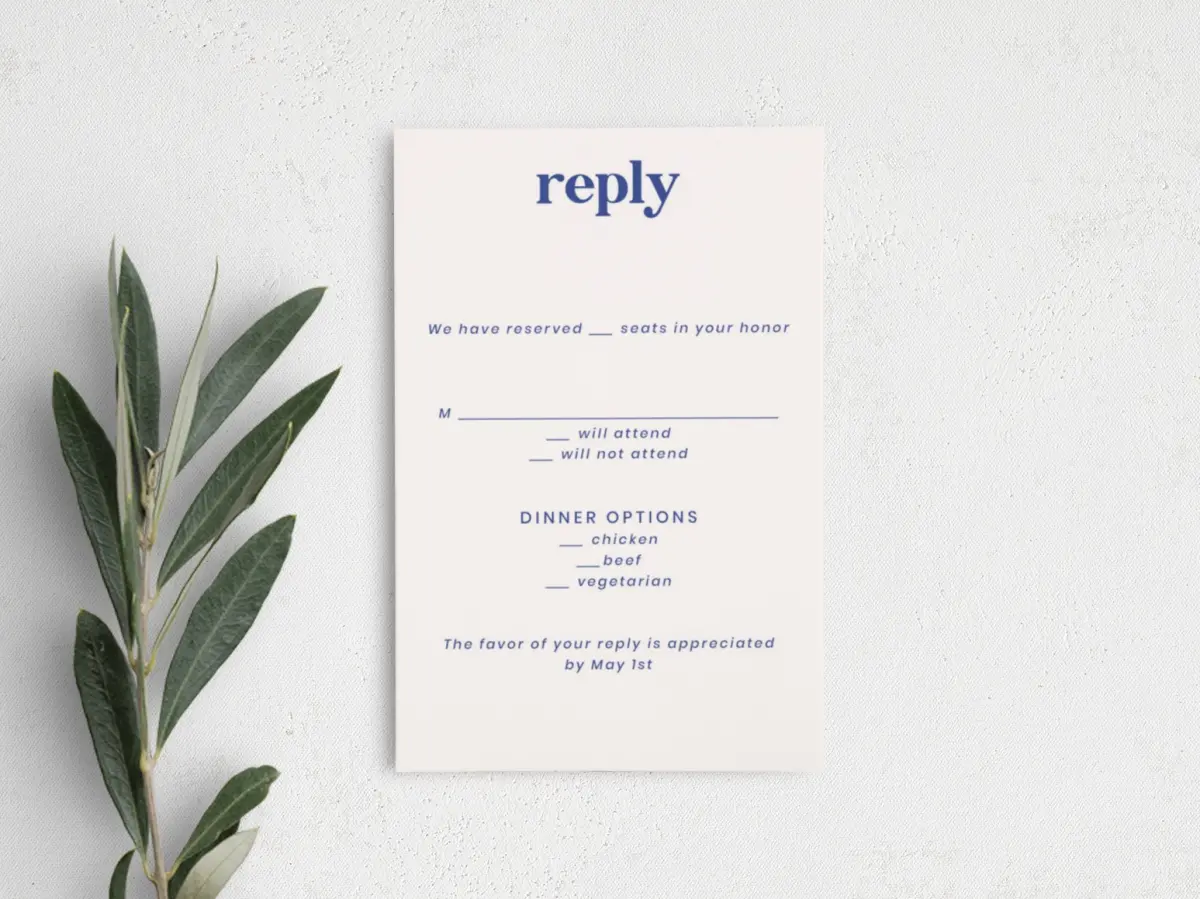 Step RSVP Postcards