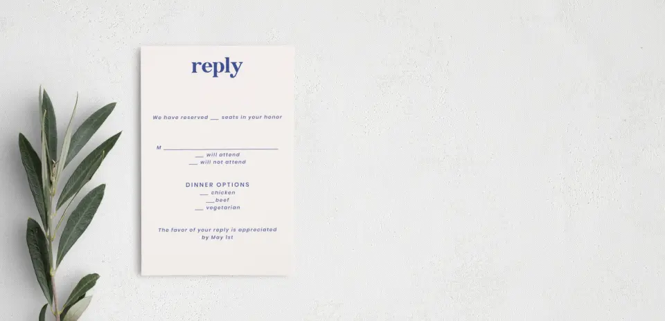 Step RSVP Postcards
