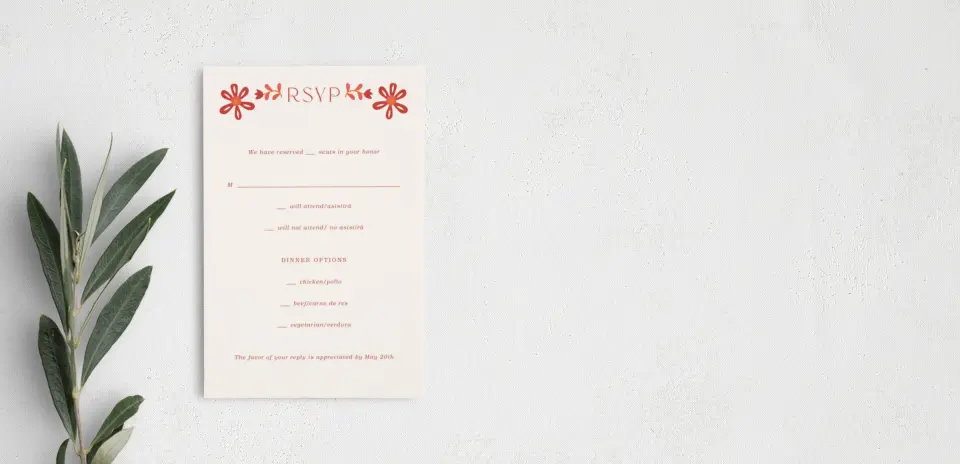Step RSVP Postcards