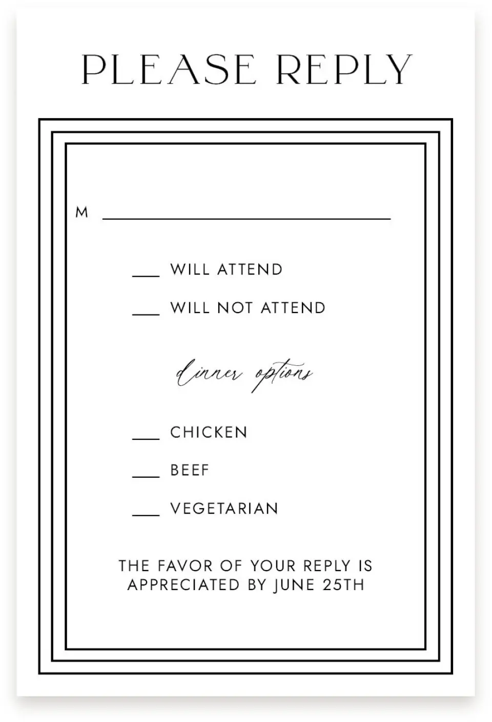 This is a  4" x 6" RSVP Postcards (Pocket Invitation) called Passionate Arch printed in full color with Silver foil on Luxe Satin (coated) paper