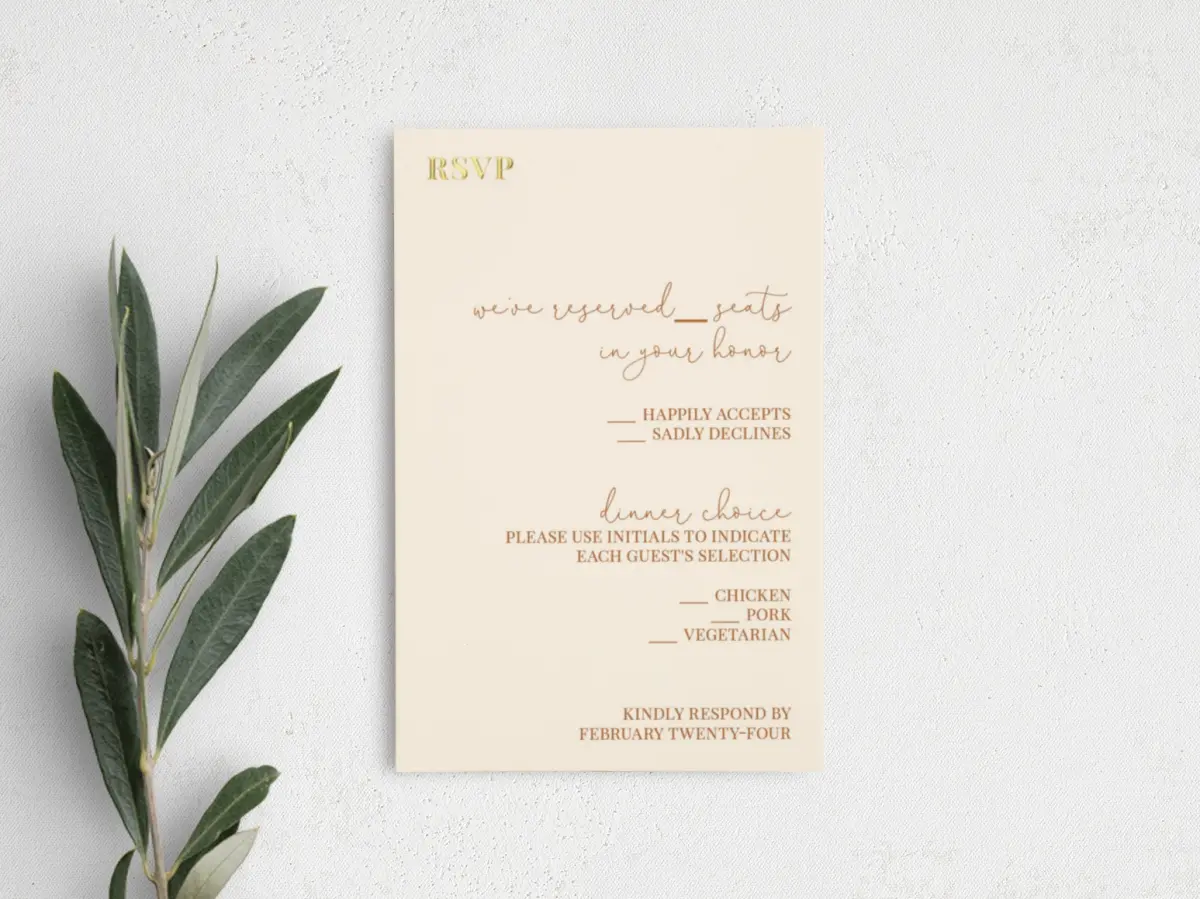Step RSVP Postcards