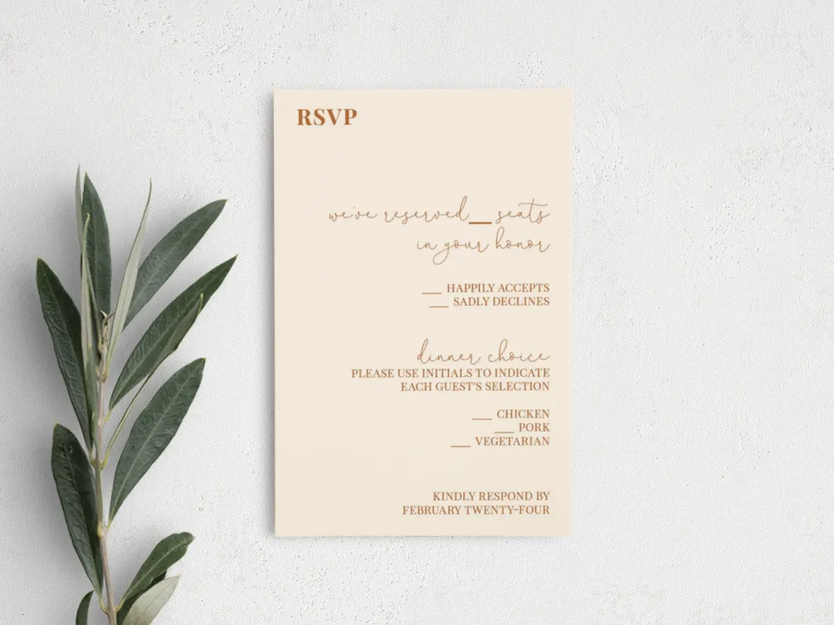 Step RSVP Postcards