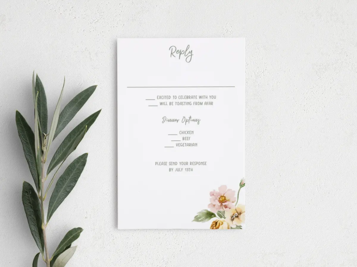 Step RSVP Postcards