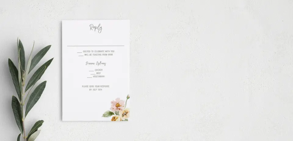 Step RSVP Postcards