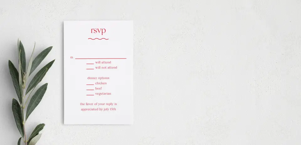 Step RSVP Postcards