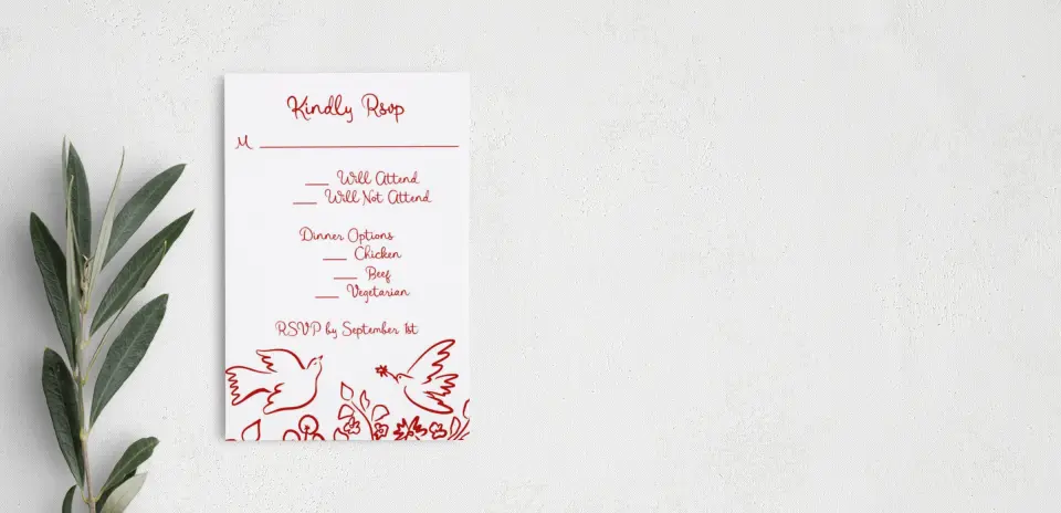 Step RSVP Postcards