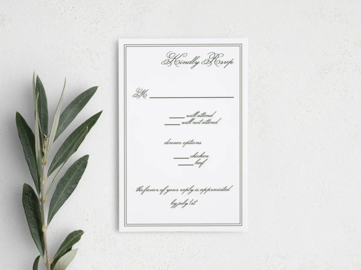 Step RSVP Postcards