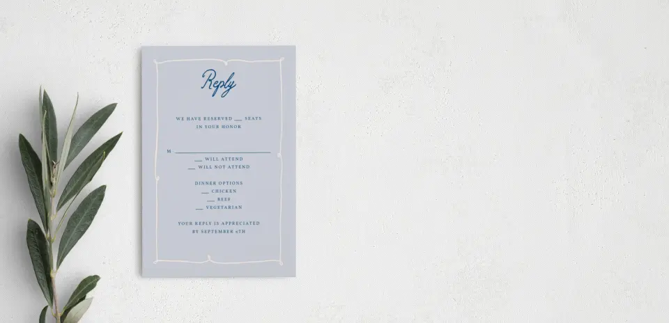 Step RSVP Postcards