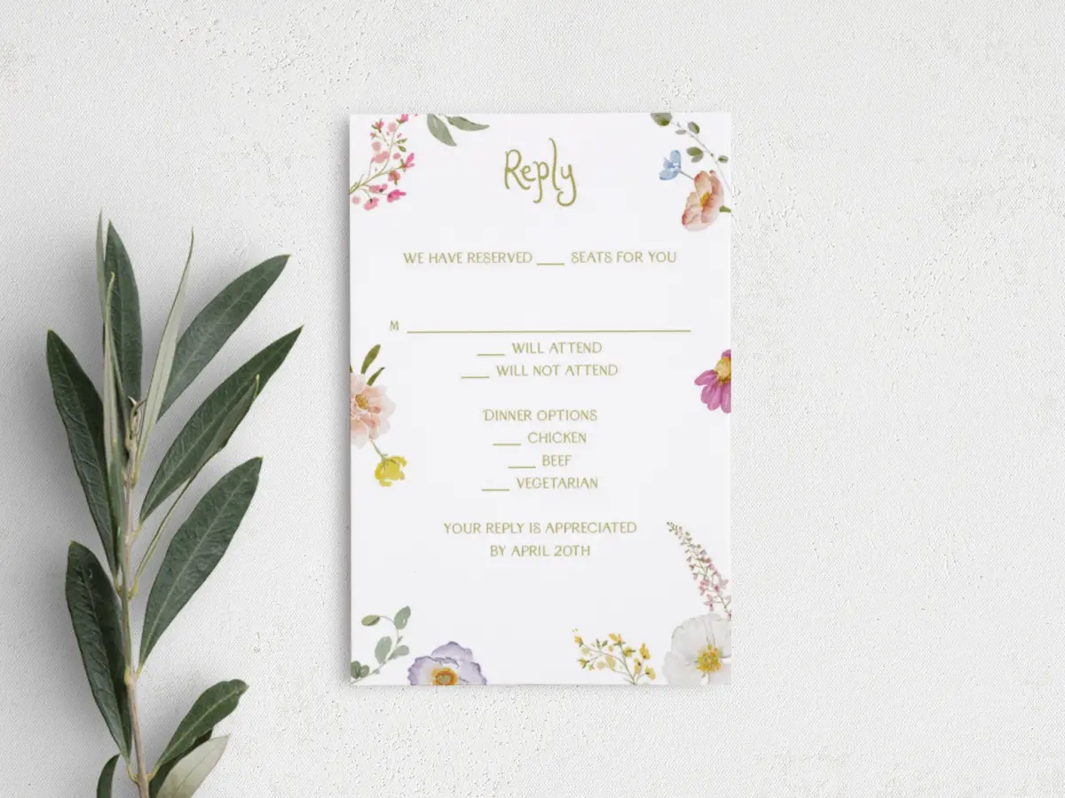 Step RSVP Postcards