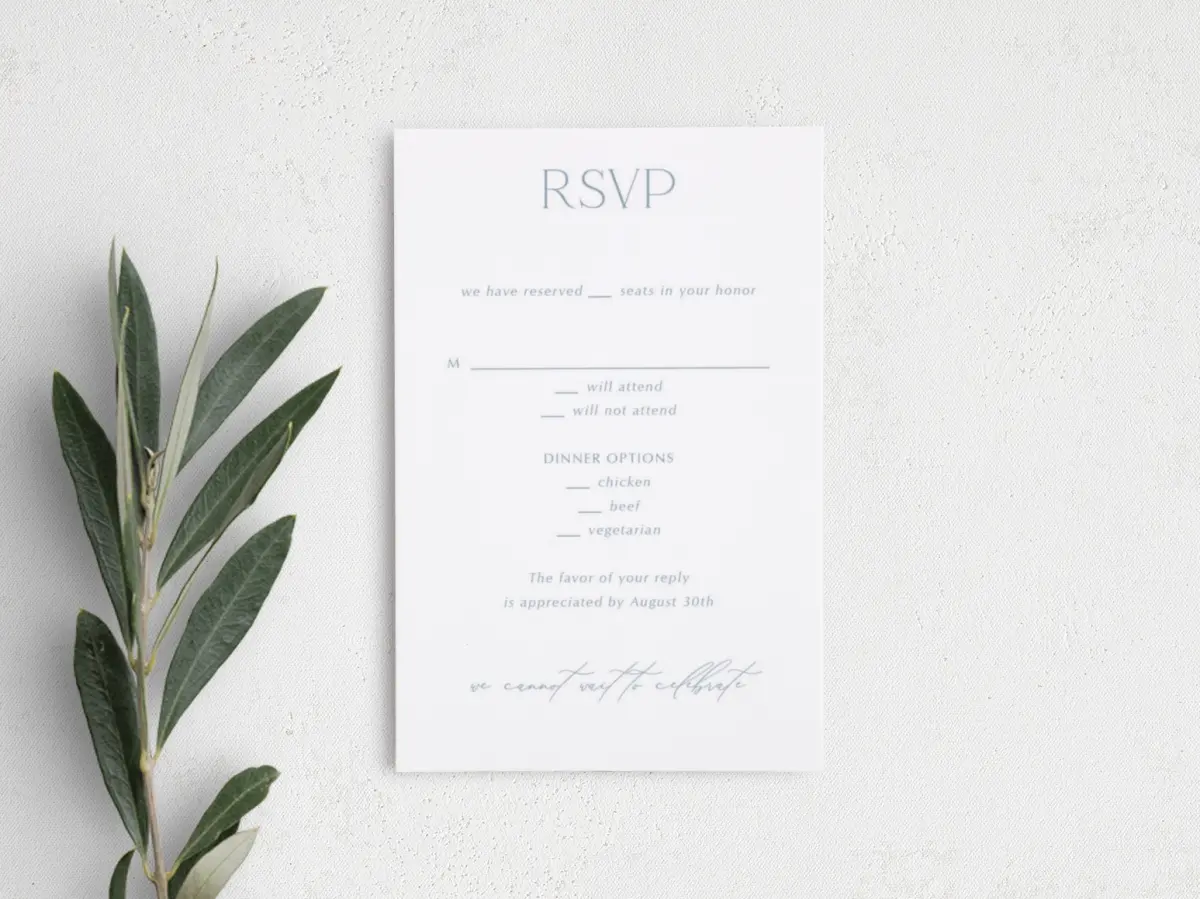Step RSVP Postcards