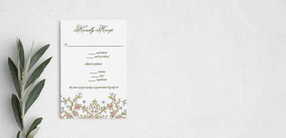 Step RSVP Postcards