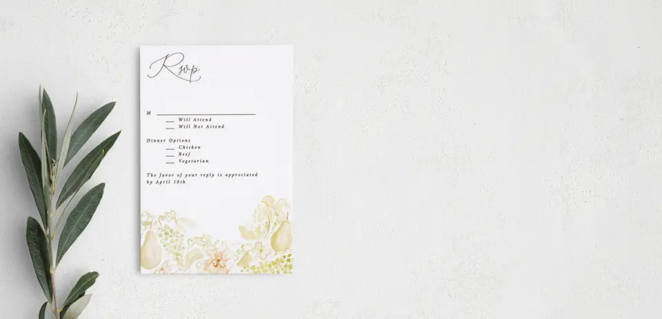 Step RSVP Postcards