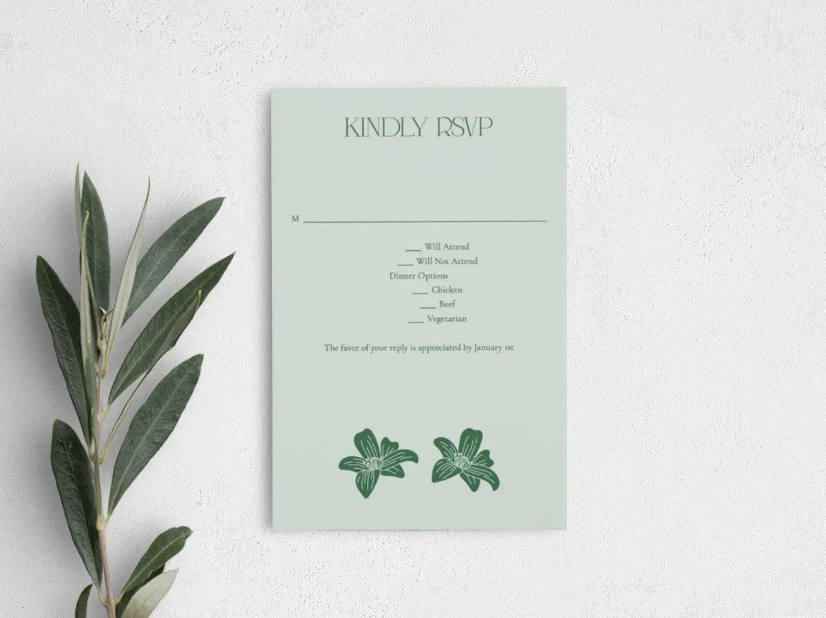 Step RSVP Postcards