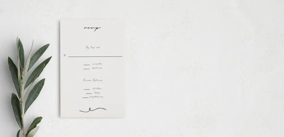 Step RSVP Postcards