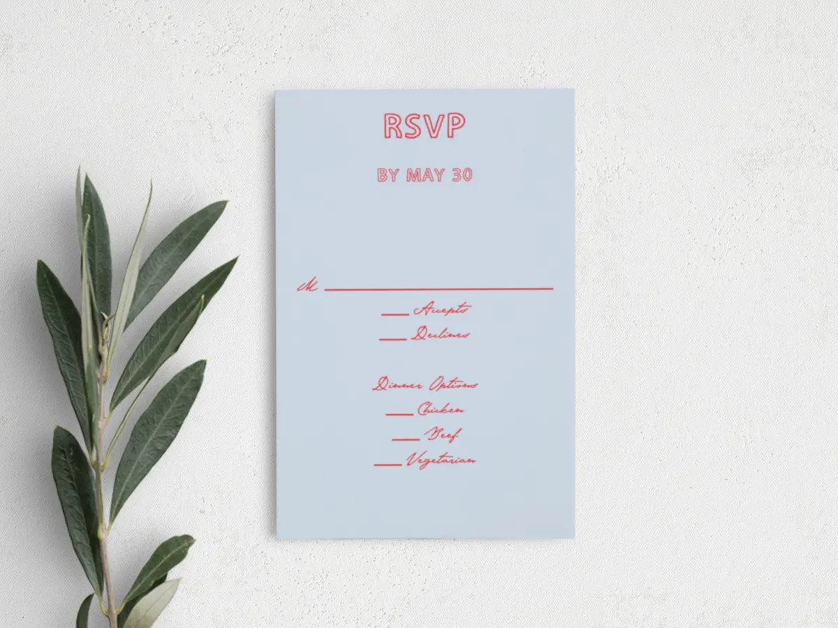 Step RSVP Postcards