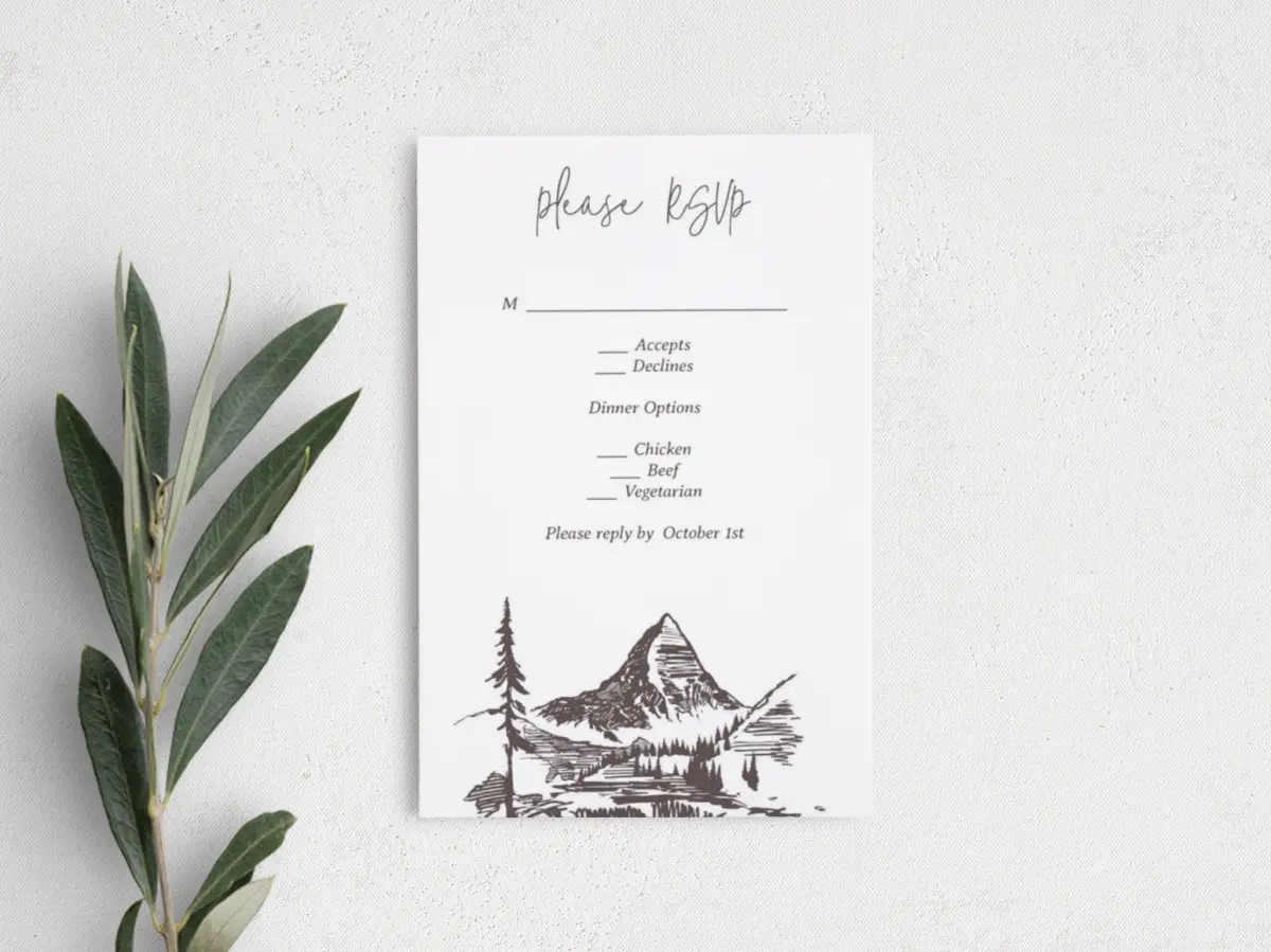 Step RSVP Postcards