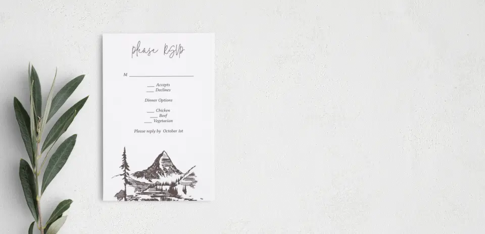 Step RSVP Postcards