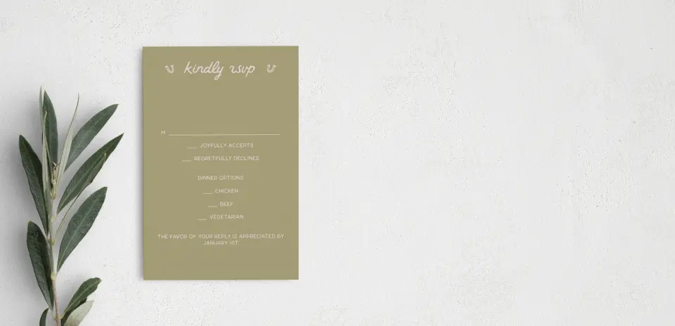 Step RSVP Postcards