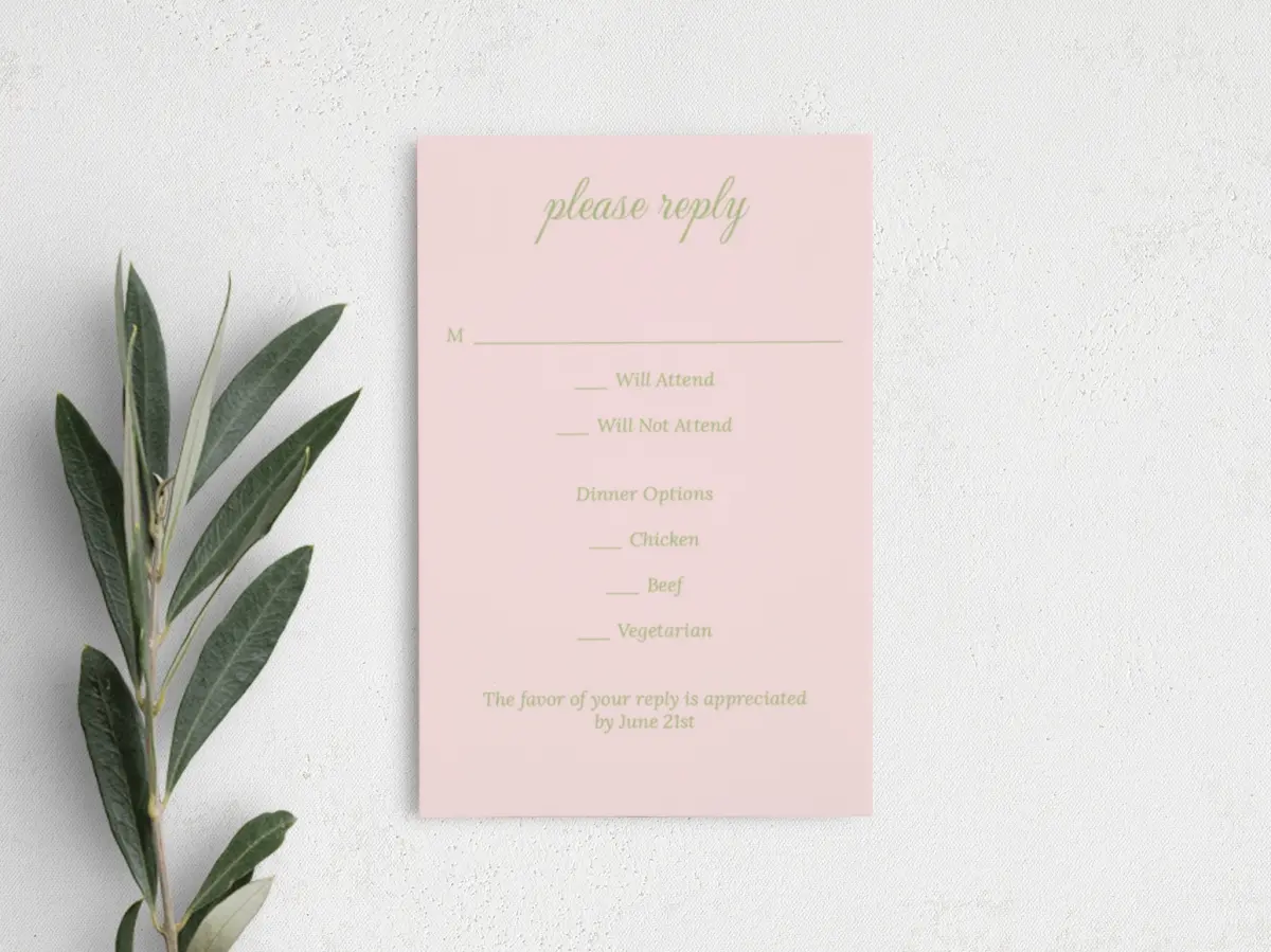 Step RSVP Postcards