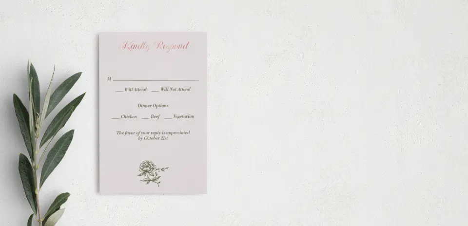 Step RSVP Postcards