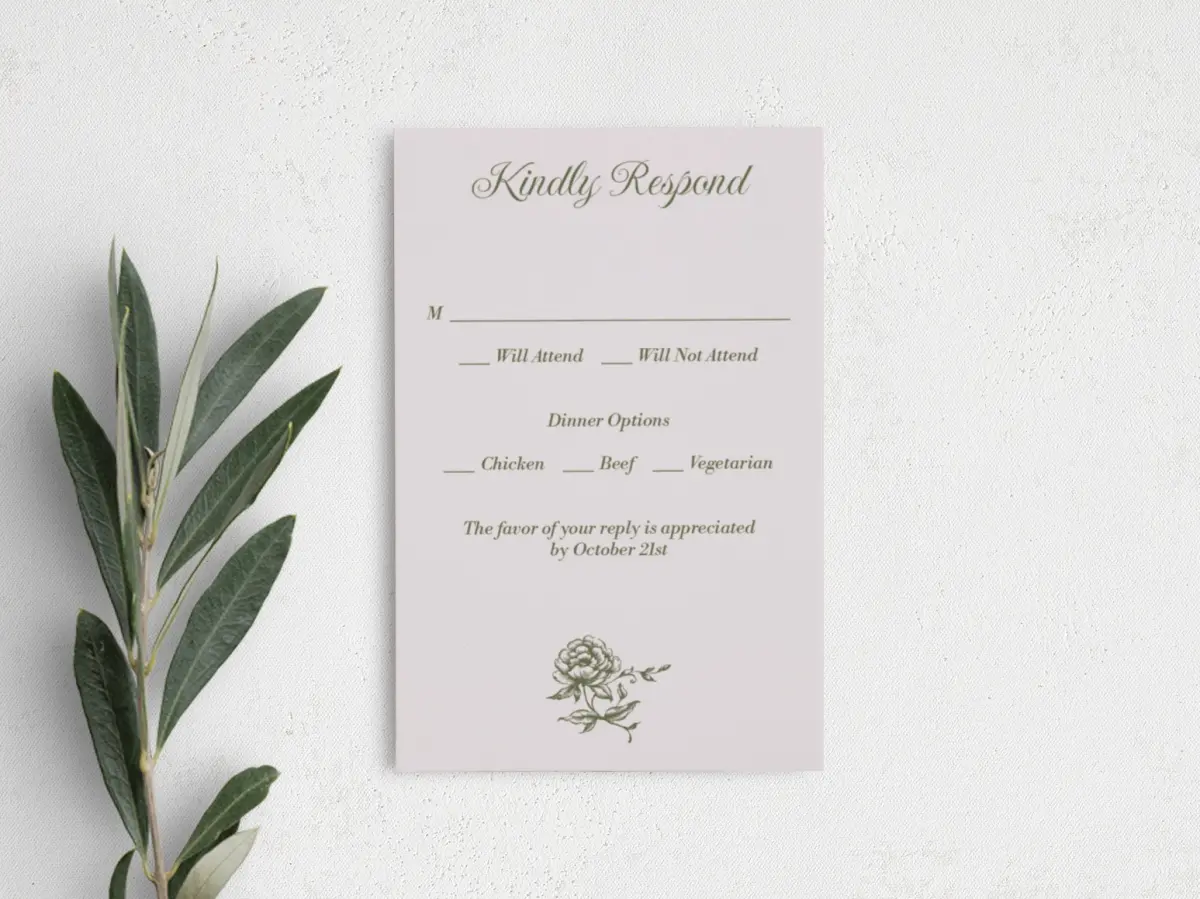 Step RSVP Postcards