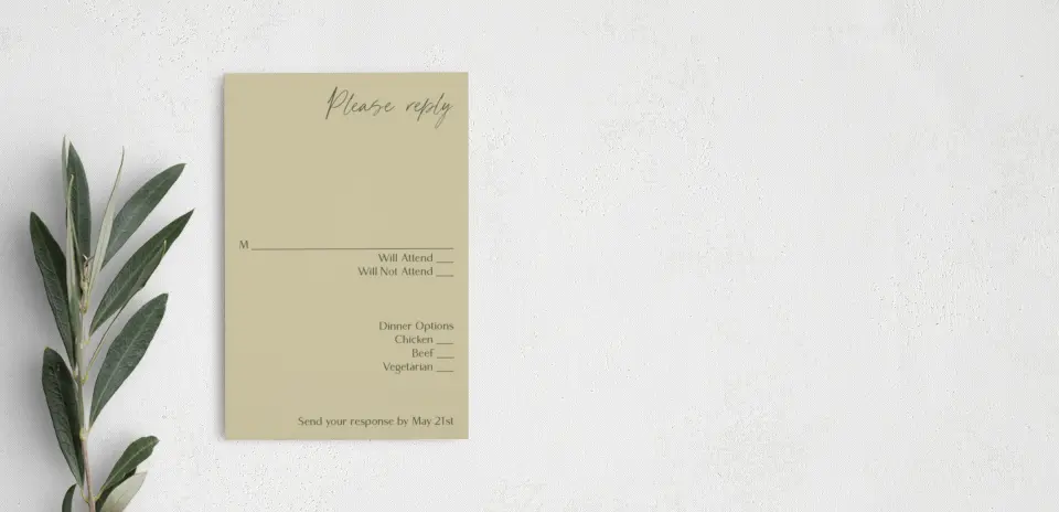 Step RSVP Postcards